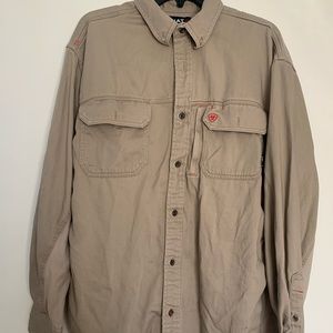 Ariat FR work shirt- khaki